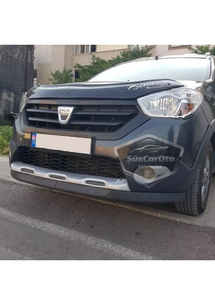 Dacia Dokker 2012-2022 Uyumlu Üniversal Astra H Lip Esnek Ön Lip 2 Parça Tampon Altı Dil Karlık Ön Ek