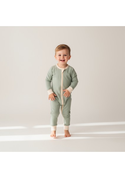 Kıdzee Unısex Zee-Suit 1.0 Tog Uyku Tulumu (01-03 Yaş Arası) - Yeşil