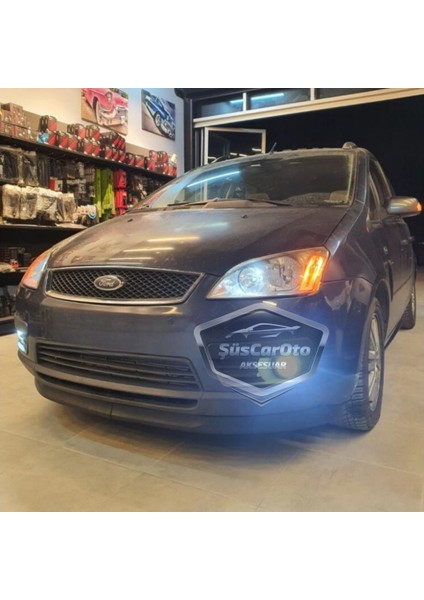 Ford C-Max 2003-2007 Uyumlu Üniversal Astra H Lip Esnek Ön Lip 2 Parça Tampon Altı Dil Karlık Ön Ek