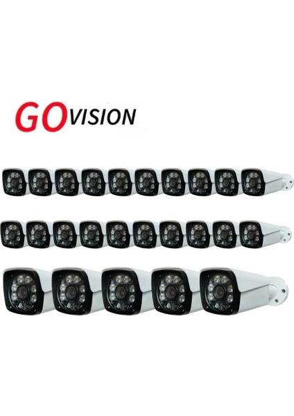 25 Adet 5mp 3.6mm Ahd Bullet Kamera