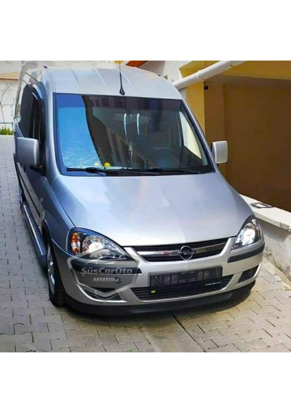 Opel Combo C 2002–2012 Uyumlu Üniversal Astra H Lip Esnek Ön Lip 2 Parça Tampon Altı Dil Karlık Ön Ek
