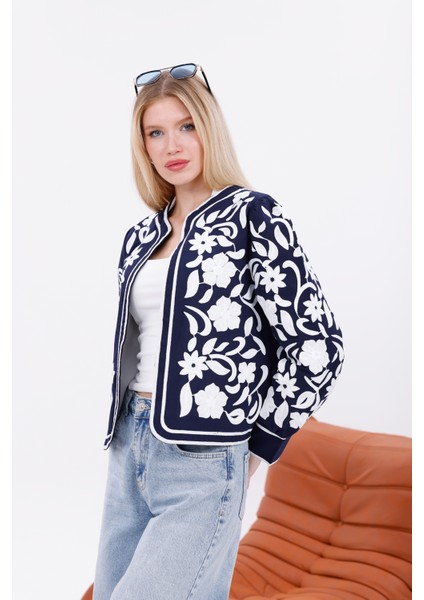 Nakış Işleme Tasarım Astarlı Ceket