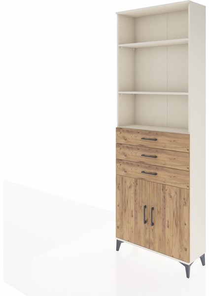 Arges Dolap 4 Raflı 3 Çekmeceli 2 Kapaklı 88X30X243 Aytaşı-Çam modelleri