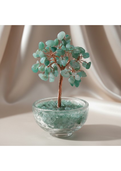 Aventurin Doğal Taş Cam Kaseli Tel Sarmalı Ağaç – Safnaturel (160 Gr) fiyatları