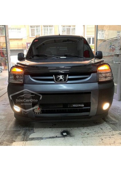 Peugeot Partner 2 2002-2008 Uyumlu Üniversal Astra H Lip Esnek Ön Lip 2 Parça Tampon Altı Dil Karlık Ön Ek modelleri