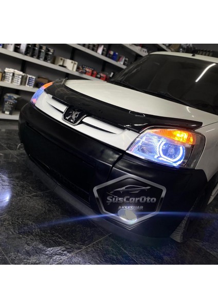 Peugeot Partner 2 2002-2008 Uyumlu Üniversal Astra H Lip Esnek Ön Lip 2 Parça Tampon Altı Dil Karlık Ön Ek