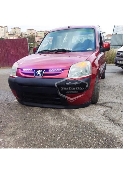 Peugeot Partner 2 2002-2008 Uyumlu Üniversal Astra H Lip Esnek Ön Lip 2 Parça Tampon Altı Dil Karlık Ön Ek