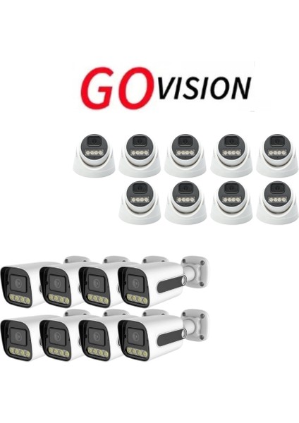 17 Adet 4mp 4K Ultra Ip Kamera