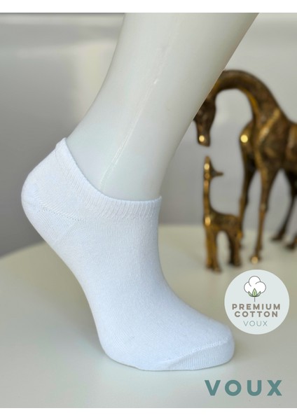 Kadın Pamuklu Çok Renkli Patik Çorap 12 'li modelleri