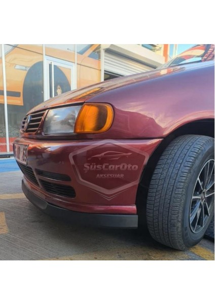 Vw Polo Mk3 1994-2003 6n Uyumlu Üniversal Astra H Lip Esnek Ön Lip 2 Parça Tampon Altı Dil Karlık Ön Ek