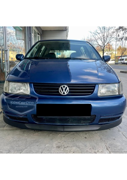 Vw Polo Mk3 1994-2003 6n Uyumlu Üniversal Astra H Lip Esnek Ön Lip 2 Parça Tampon Altı Dil Karlık Ön Ek