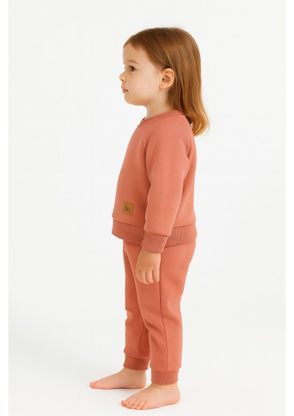 Kız Çocuk Eşofman Takımı Şardonlu | Sıcak Tutarlı 3 Iplik Kumaş | Rahat ve Yumuşak Kışlık Takım fırsatları