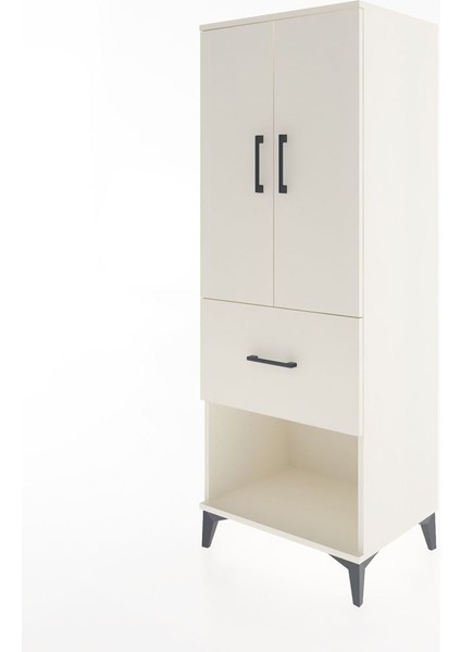 Hyperion Dolap 3 Raflı Tek Çekmeceli 2 Kapaklı 60X44X163 Aytaşı-Aytaşı modelleri