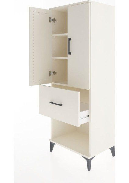 Hyperion Dolap 3 Raflı Tek Çekmeceli 2 Kapaklı 60X44X163 Aytaşı-Aytaşı fırsatları