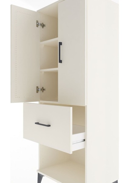 Hyperion Dolap 3 Raflı Tek Çekmeceli 2 Kapaklı 60X44X163 Aytaşı-Aytaşı indirimleri