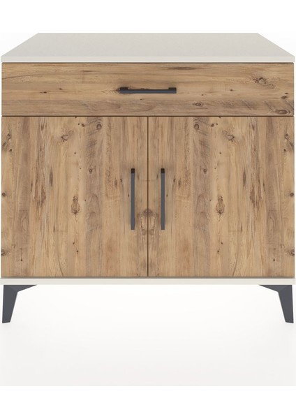 Hyperion Şifonyer Tek Çekmeceli 2 Kapaklı 88X44X80 Aytaşı-Çam
