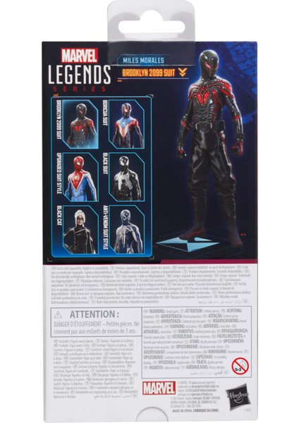 Legends Gamerverse Miles Morales Brooklyn 2099 Suit (Spider-Man2 Video Game) Aksiyon Figürü