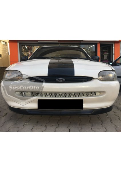 Ford Escort 1993-2003 Uyumlu Üniversal Astra H Lip Esnek Ön Lip 2 Parça Tampon Altı Dil Karlık Ön Ek