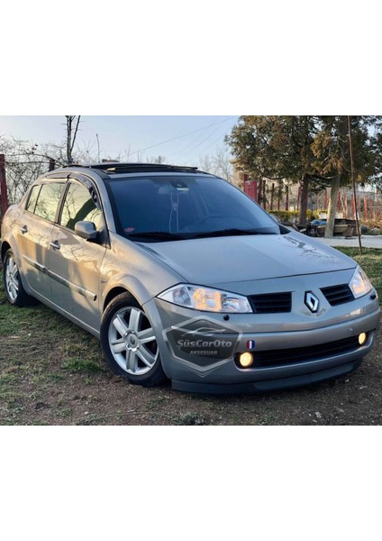 Renault Megane 2 2003-2008 Uyumlu Üniversal Astra H Lip Esnek Ön Lip 2 Parça Tampon Altı Dil Karlık Ön Ek