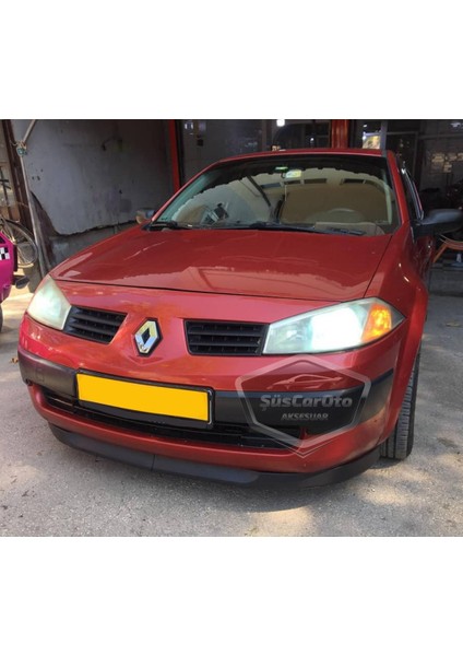 Renault Megane 2 2003-2008 Uyumlu Üniversal Astra H Lip Esnek Ön Lip 2 Parça Tampon Altı Dil Karlık Ön Ek