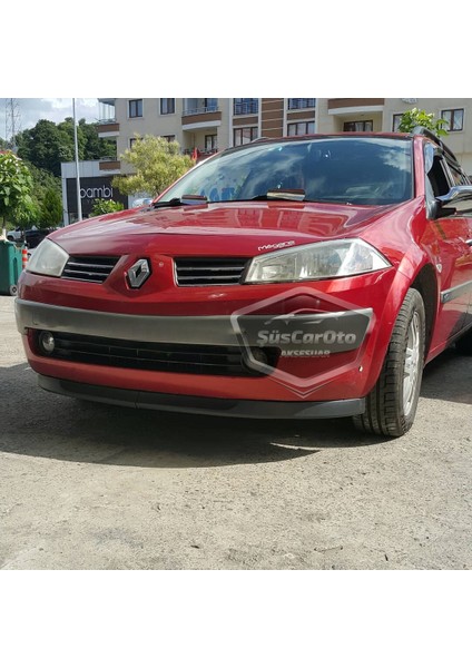 Renault Megane 2 2003-2008 Uyumlu Üniversal Astra H Lip Esnek Ön Lip 2 Parça Tampon Altı Dil Karlık Ön Ek