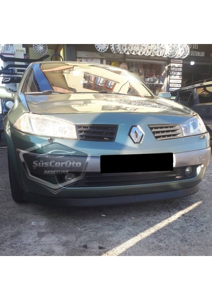 Renault Megane 2 2003-2008 Uyumlu Üniversal Astra H Lip Esnek Ön Lip 2 Parça Tampon Altı Dil Karlık Ön Ek