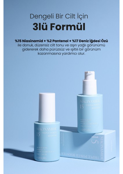 %15 Niacinamide Serum | Gözenek Sıkılaştırıcı Sebum Dengeleyici Aydınlatıcı Serum 30ML fırsatları