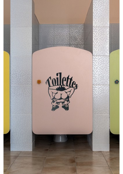 Dekor Tuvalet Wc Eğlenceli Dekorasyon 20 cm ( Büyük Boy ) modelleri