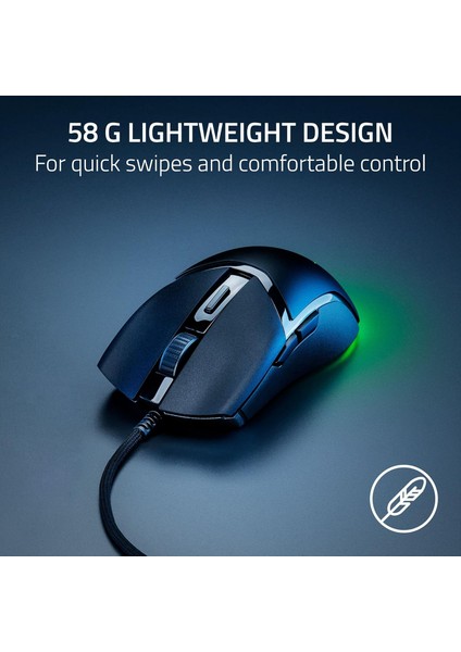Kablolu Oyun Faresi: 58G Hafif Tasarım - Gen-3 Optik Anahtarlar - Underglow ile Chroma R fiyatları