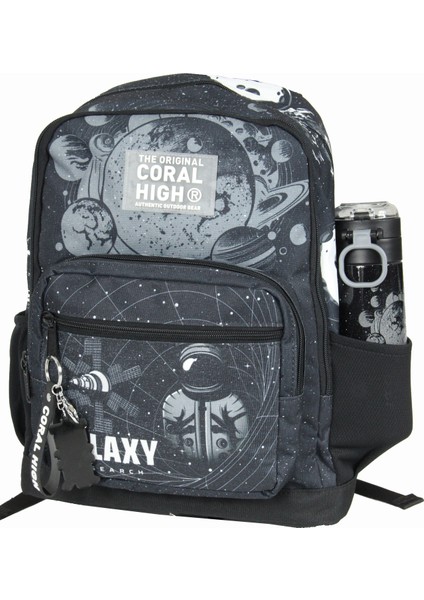 Ch 23644 Galaxy - 4' Lü Okul Çantası Seti - Sırt ve Beslenme Çantası + Kalemlik + Matara modelleri