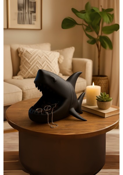 Köpekbalığı Organizer ve Sunumluk Takı, Kahve Kapsülü, Lokumluk, Masa Üstü Düzenleyici modelleri