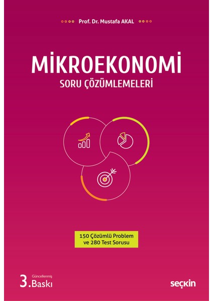 Mikroekonomi Soru Çözümlemeleri 150 Çözümlü Problem ve 280 Test Sorusu