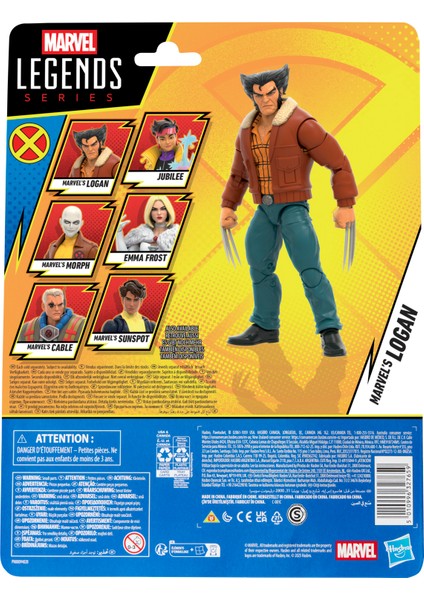 Legends X-Men '97 Marvel's Logan Aksiyon Figürü