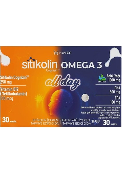 Stikolin Omega 3 Allday 60 Kapsül