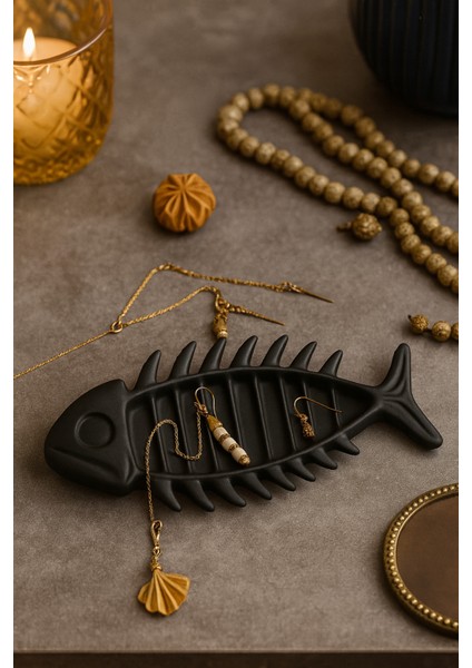 3D Tasarım Balık Figürlü Takı Organizeri