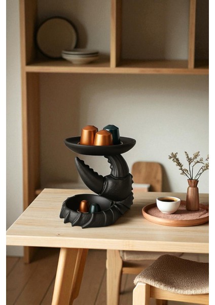 Dekoratif Yengeç Kıskaç Tasarım Sunumluk Takı Mum Şeker Vegan Üretim modelleri