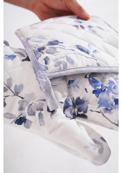 Çiçek Desenli Eldiven Tutaç fiyatları