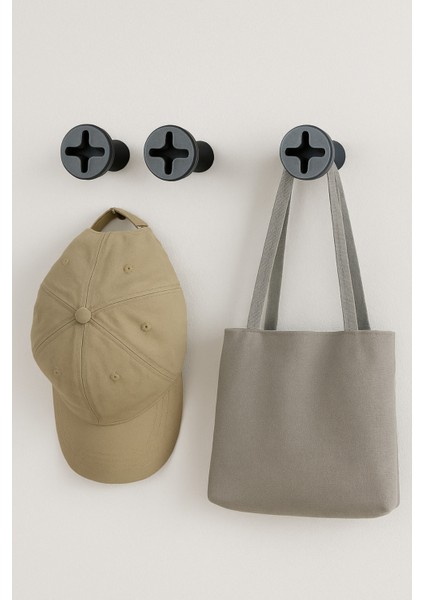 Dekoratif Vida Askı Modern Genç Odası Antre Giriş Pratik Ev Gereçleri 10 x 8 cm