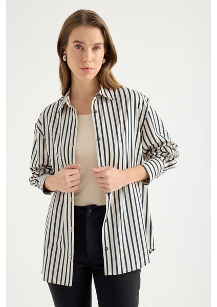 Lacivert Çizgili Gömlek fiyatları