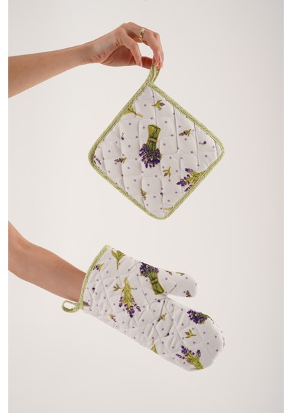 Çiçek Desenli Eldiven Tutaç fiyatları