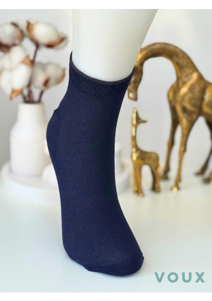 Bambu Dikişsiz Çok Renkli Erkek Yarım Konç Çorap 8 'li fırsatları