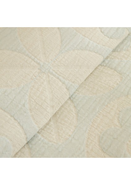 Shayla Mavi Baskılı Müslin Çift Kişilik Pike Takımı indirimleri