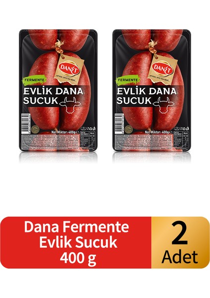 Dana Evlik Sucuk Fermente 400 G x 2 Adet