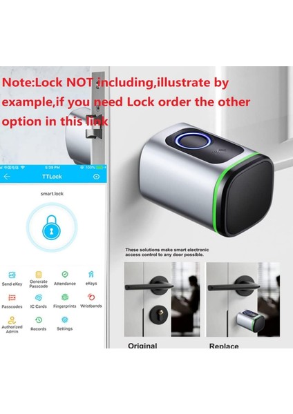 Akıllı Kapı Kilidi, Euro Silindir Kilit, Elektronik Kilit, Parmak Izi Ic Kart Anahtarı, Tt Lock Kilit Açma fırsatları