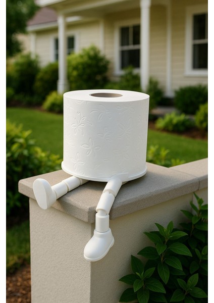 Pratik Dekoratif Tasarım Tuvalet Kağıdı Tutucu Çap 10 x 11 cm indirimleri