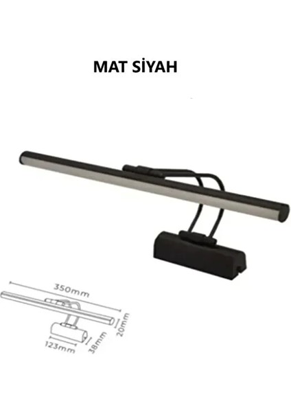 Mat Siyah Kasa Beyaz Işık Banyo Duvar Ayna Tablo Aydınlatması Flüt Aplik Kuğu Aplik LED Aplik fiyatları