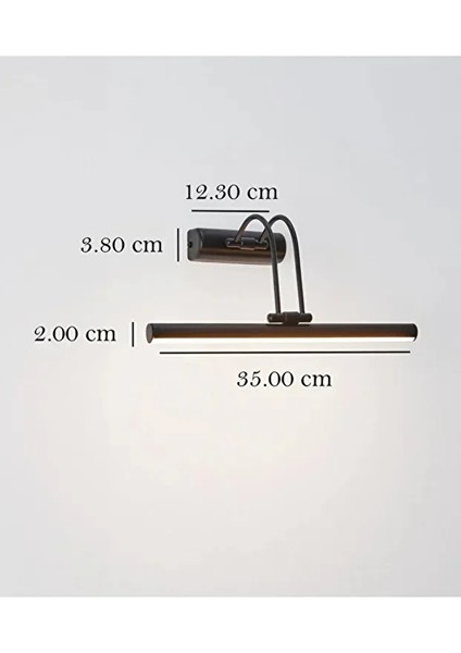 Mat Siyah Kasa Beyaz Işık Banyo Duvar Ayna Tablo Aydınlatması Flüt Aplik Kuğu Aplik LED Aplik fırsatları