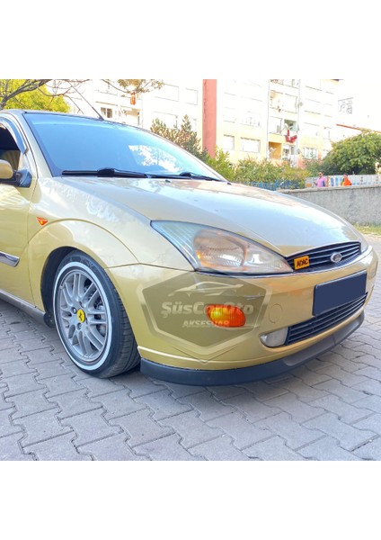 Ford Focus 1 Hb&sedan 1998-2004 Uyumlu Üniversal Astra H Lip Esnek Ön Lip 2 Parça Tampon Altı Dil Karlık Ön Ek