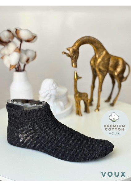 Dokulu Çok Renkli Kadın Patik Çorap 4 'lü fiyatları