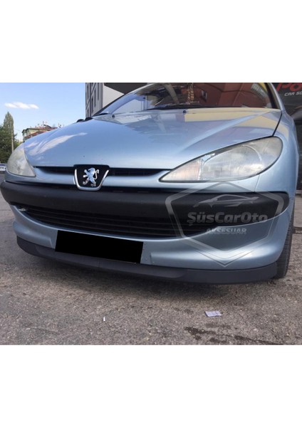 Peugeot 206 206+ 1998-2012 Uyumlu Üniversal Astra H Lip Esnek Ön Lip 2 Parça Tampon Altı Dil Karlık Ön Ek